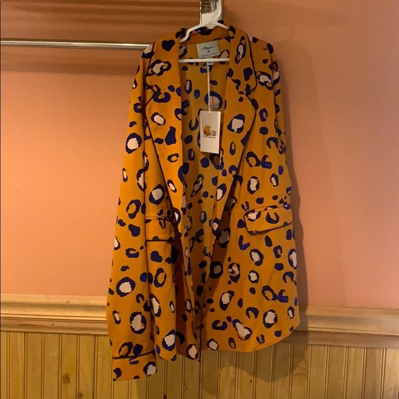 Philip Lim Leppard Print Blazer - Picture 3 of 4